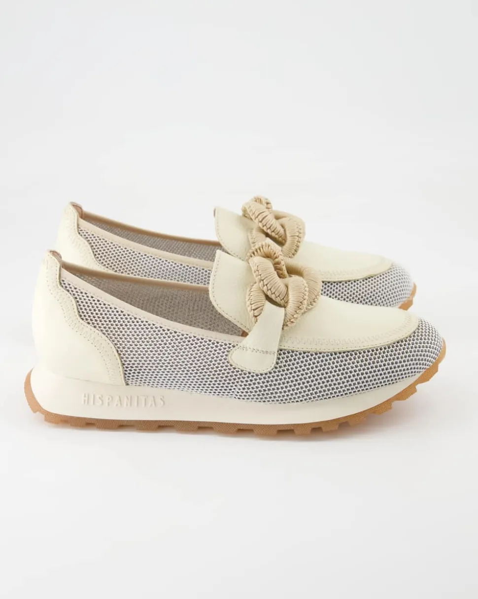 Loira-V Slipper in Beige