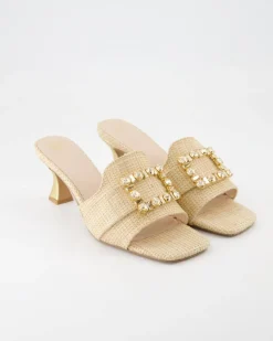 Lucia-536 Pantoletten in Beige