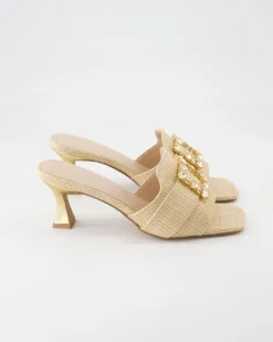 Lucia-536 Pantoletten in Beige