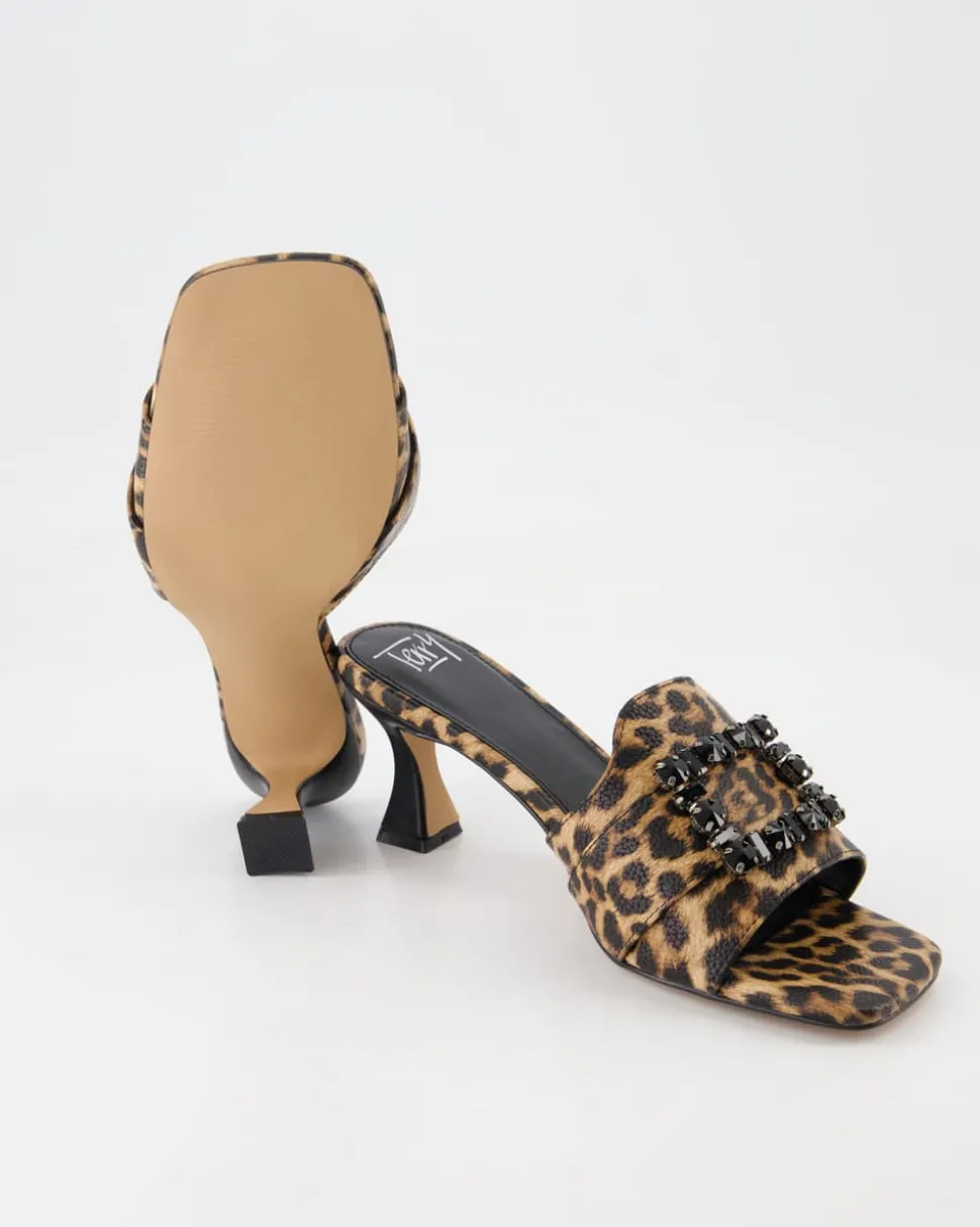 Lucia-536 Pantoletten in Braun