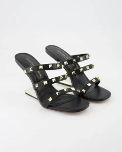 Maggie-889 Pantoletten in Schwarz