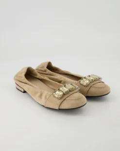 Malu Ballerinas in Beige