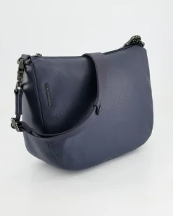 Mellow Leather HOBO Umhängetasche in Blau