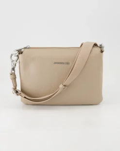 Mellow Leather Pochette Umhängetasche in Beige