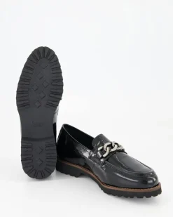 Meredith-734-H Slipper in Schwarz