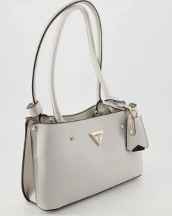 Meridian Shoulder Satchel Handtasche in Weiß