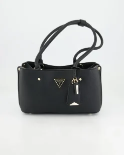 Meridian Shoulder Satchel Handtasche in Schwarz