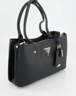 Meridian Shoulder Satchel Handtasche in Schwarz
