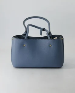 Meridian Shoulder Satchel Handtasche in Blau