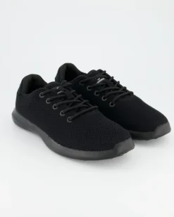 MERINO WOOL KNIT MEN Sneaker in Schwarz