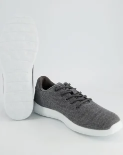 MERINO WOOL KNIT MEN Sneaker in Grau