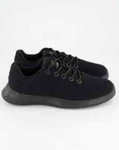MERINO WOOL KNIT WOMEN Sneaker in Schwarz
