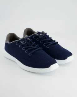MERINO WOOL KNIT WOMEN Sneaker in Blau