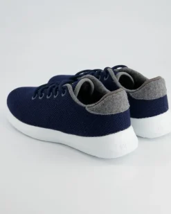 MERINO WOOL KNIT WOMEN Sneaker in Blau