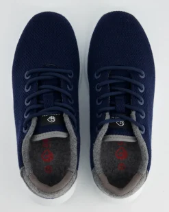 MERINO WOOL KNIT WOMEN Sneaker in Blau