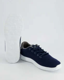 MERINO WOOL KNIT WOMEN Sneaker in Blau