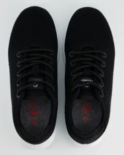 MERINO WOOL KNIT WOMEN Sneaker in Schwarz