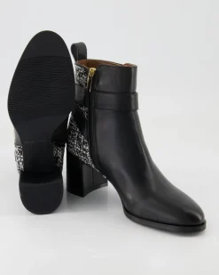 Mousse Nero / Tweed Melange Stiefeletten in Schwarz