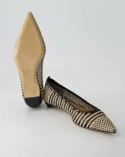 N818-105 Ballerinas in Schwarz