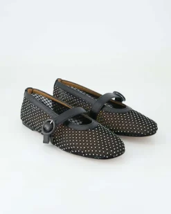 N2302-104 Ballerinas in Schwarz