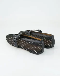 N2302-104 Ballerinas in Schwarz