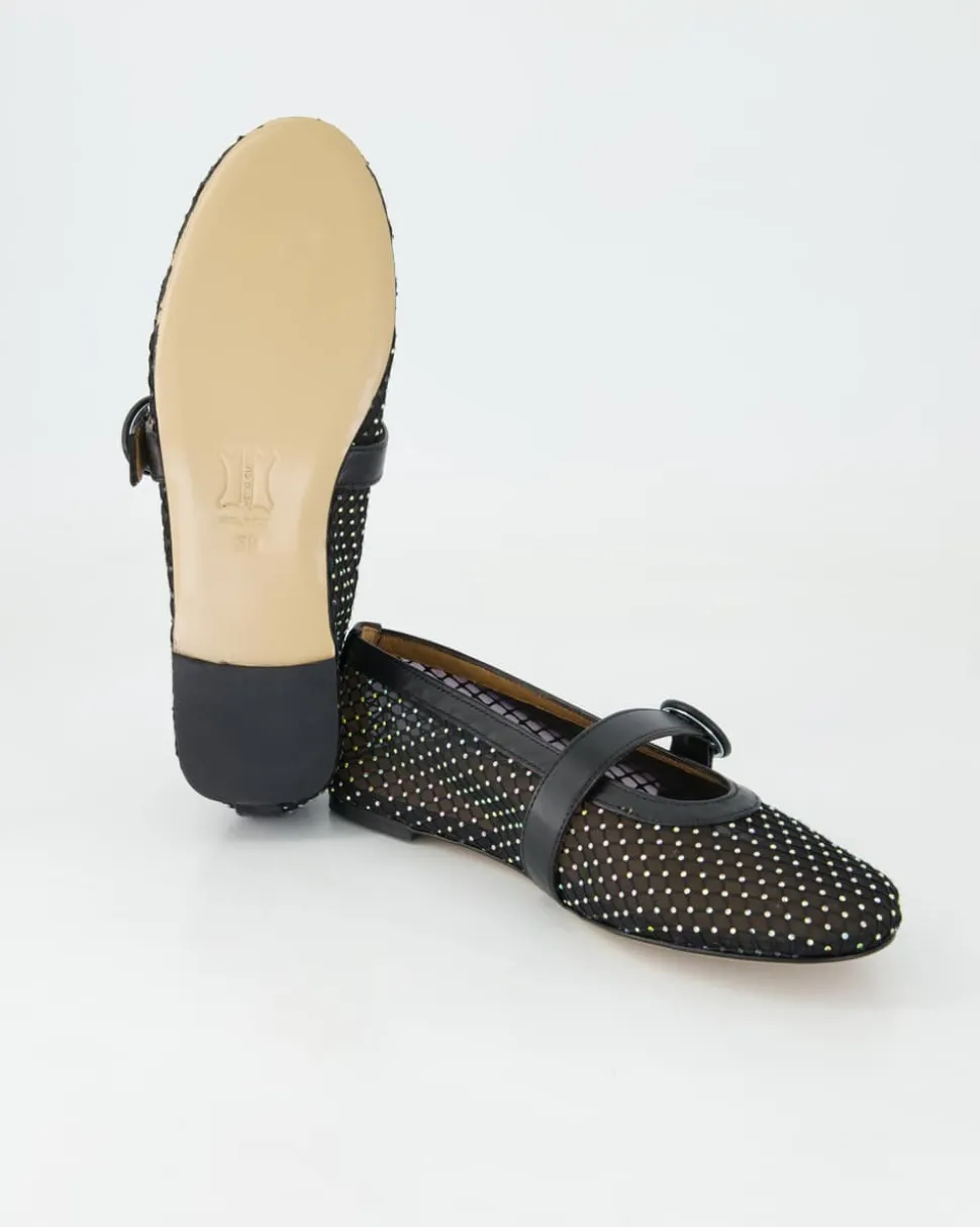 N2302-104 Ballerinas in Schwarz