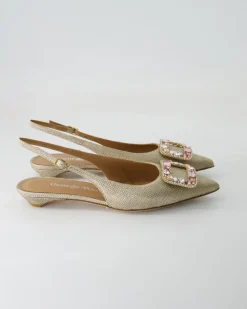 N802-504 Slingpumps in Beige