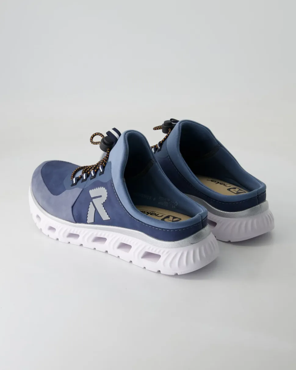 Nabukino Pantoletten in Blau