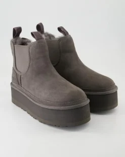Neumel Platform Chelsea Winterstiefel in Grau