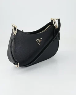 Noelle Top Zip Shoulder Bag Umhängetasche in Schwarz