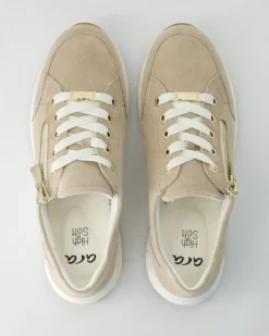 OSAKA Schnürschuhe in Beige