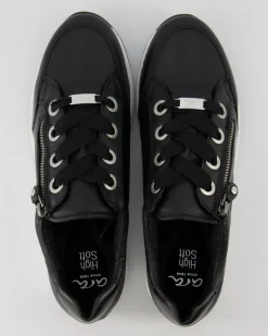 Osaka-Highsoft Schnürschuhe in Schwarz