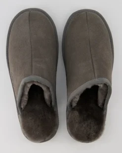 Pantoffel Komfort Da. Hausschuhe in Grau