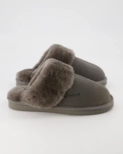 Pantoffel Komfort Da. Hausschuhe in Grau