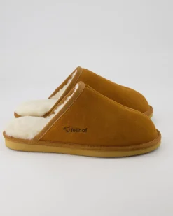 Pantoffel Komfort Da. Hausschuhe in Braun