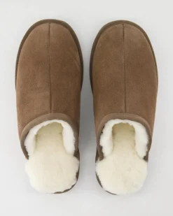 Pantoffel Komfort He. Hausschuhe in Braun