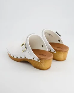 Pantolette Pantoletten in Weiß