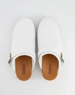 Pantolette Pantoletten in Weiß