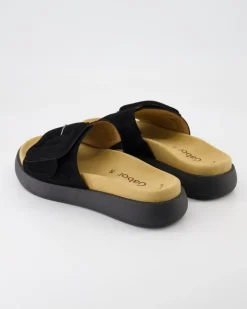 Pantolette Pantoletten in Schwarz