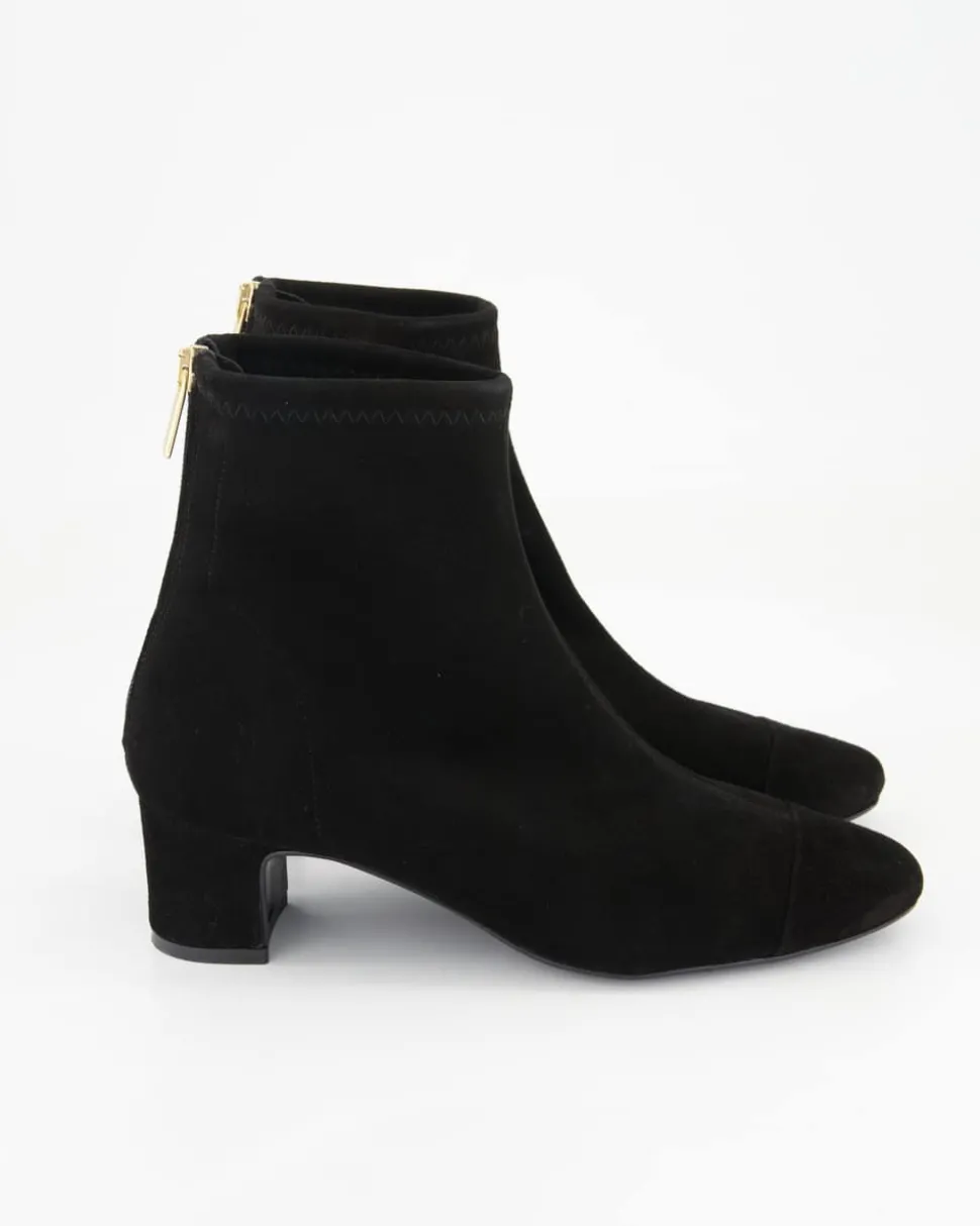 P855CY Stiefeletten in Schwarz