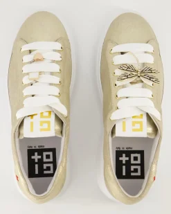 PIA Schnürschuhe in Gold