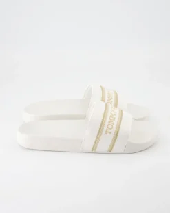 Poolslide Pantoletten in Weiß