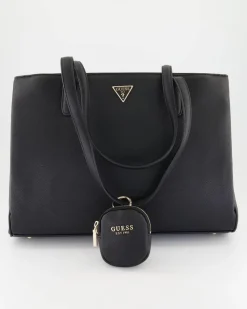 Power Play Tech Tote Handtasche in Schwarz