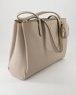 Power Play Tech Tote Handtasche in Beige