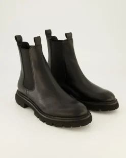 Print Chelsea Boots in Schwarz