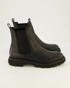 Print Chelsea Boots in Schwarz