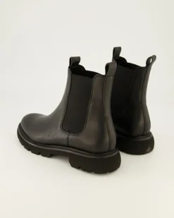 Print Chelsea Boots in Schwarz