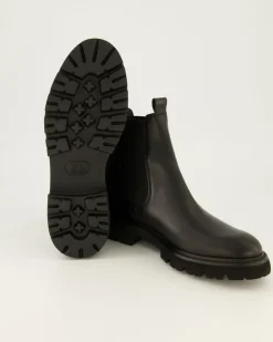 Print Chelsea Boots in Schwarz