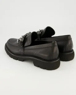 Print Slipper in Schwarz