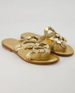 PS361 Pantoletten in Gold